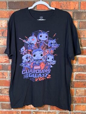 Funko Pop! X Marvel collector corps Guardians of the Galaxy V2 t-shirt black XL